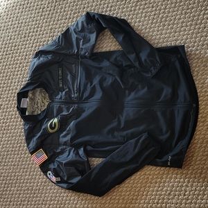 Packers "salute to service" windbreaker